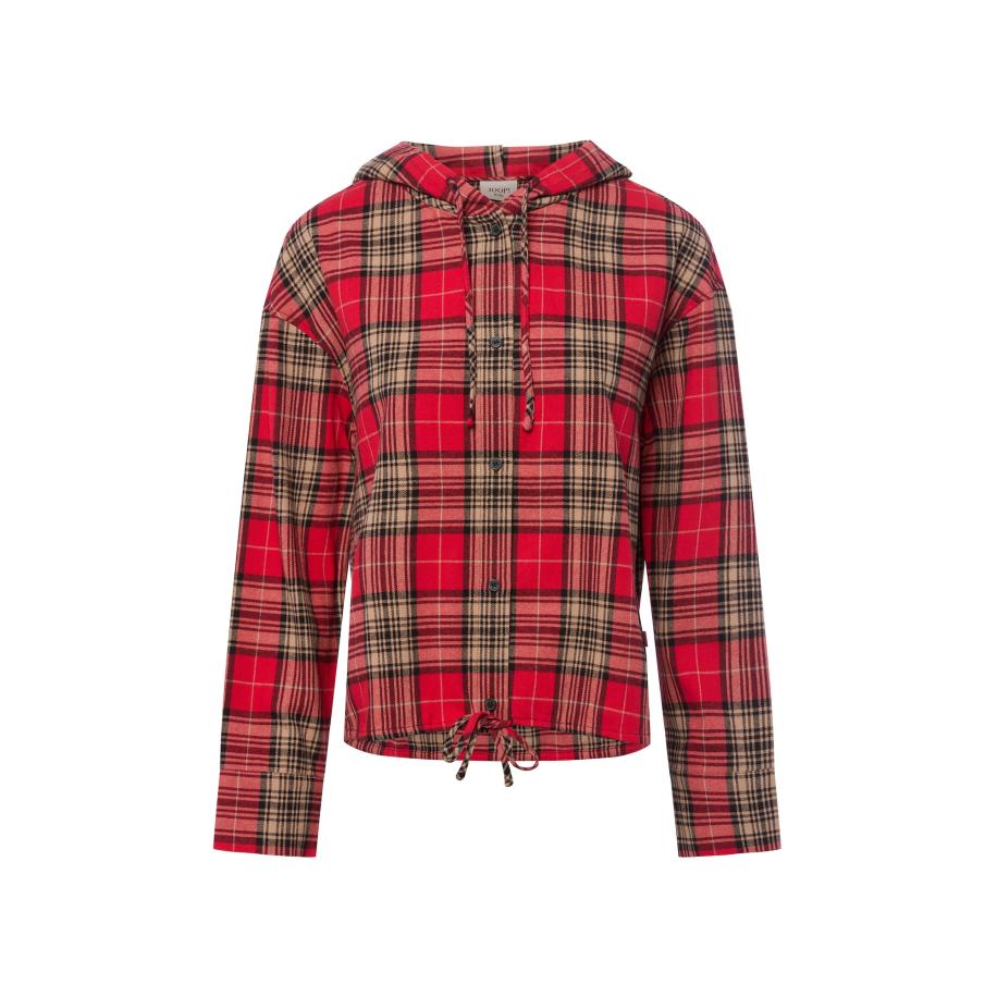 JOOP! JOOP! Blouse Bridget cappuccino / rood / zwart -