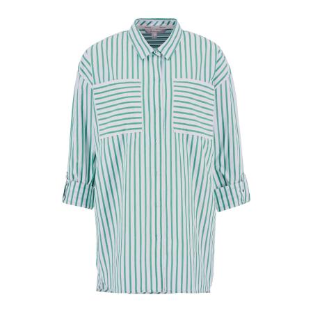 Barbour Blouse Nicola lichtgroen / wit