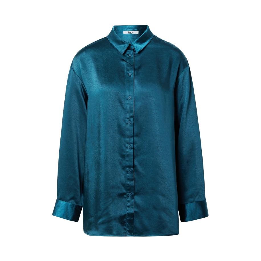 BZR BZR Blouse smaragd -