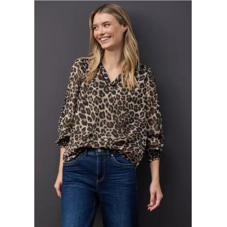 Street One Chiffon tuniek met tape -