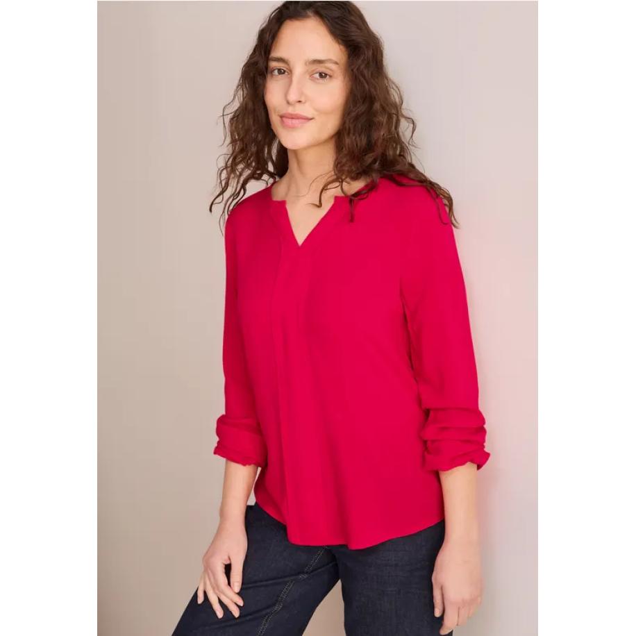 CECIL Blouse in effen kleur Rood