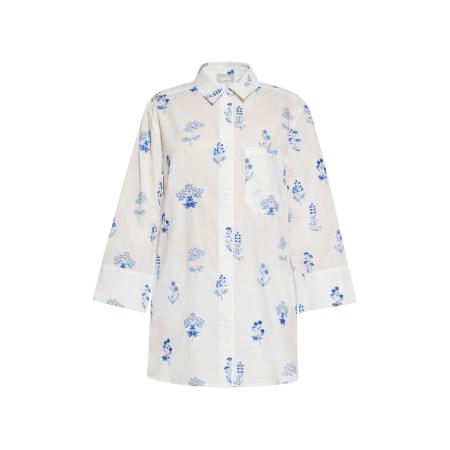 Usha Usha Blouse blauw / wit