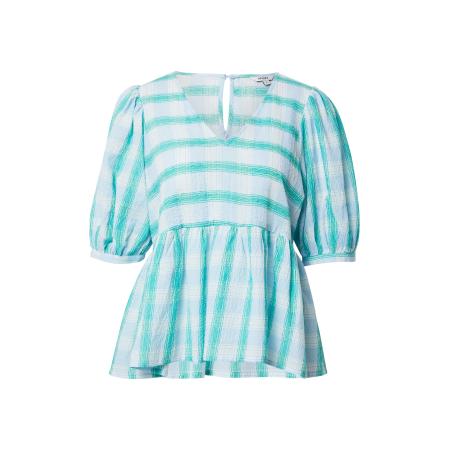 Mbym mbym Blouse Chidera jade groen / pastelgroen / wit
