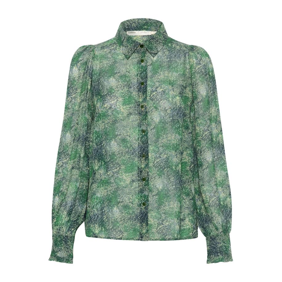 InWear InWear Blouse Davila blauw / groen / wit -