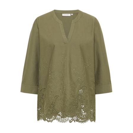 Eterna ETERNA Blouse olijfgroen