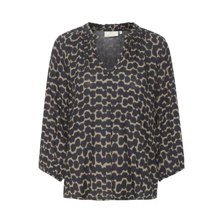 Kaffe Kaffe Blouse beige / nachtblauw