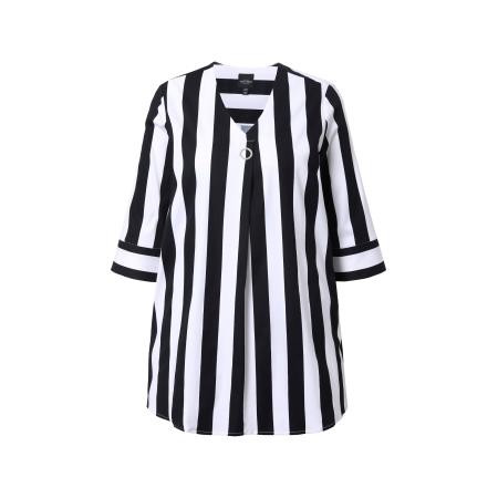 Ulla Popken Ulla Popken Tuniek zwart / wit