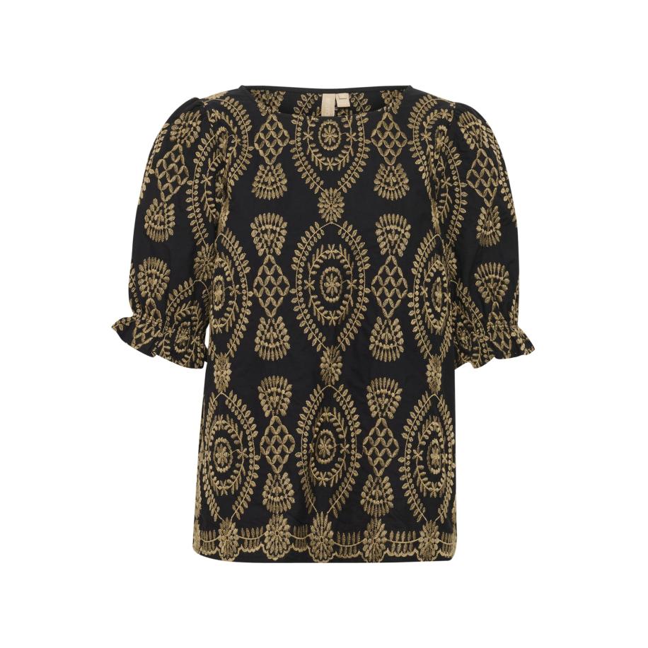 Culture CULTURE Blouse Tia Aidy bruin / zwart -