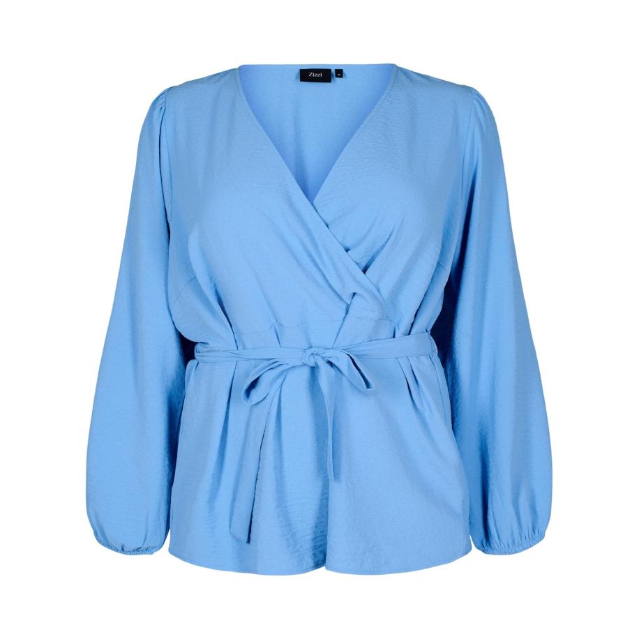 Zizzi Zizzi Blouse VRUTH blauw -
