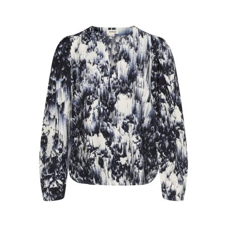 Soaked in Luxury SOAKED IN LUXURY Blouse Jazzlyn blauw / navy / wit