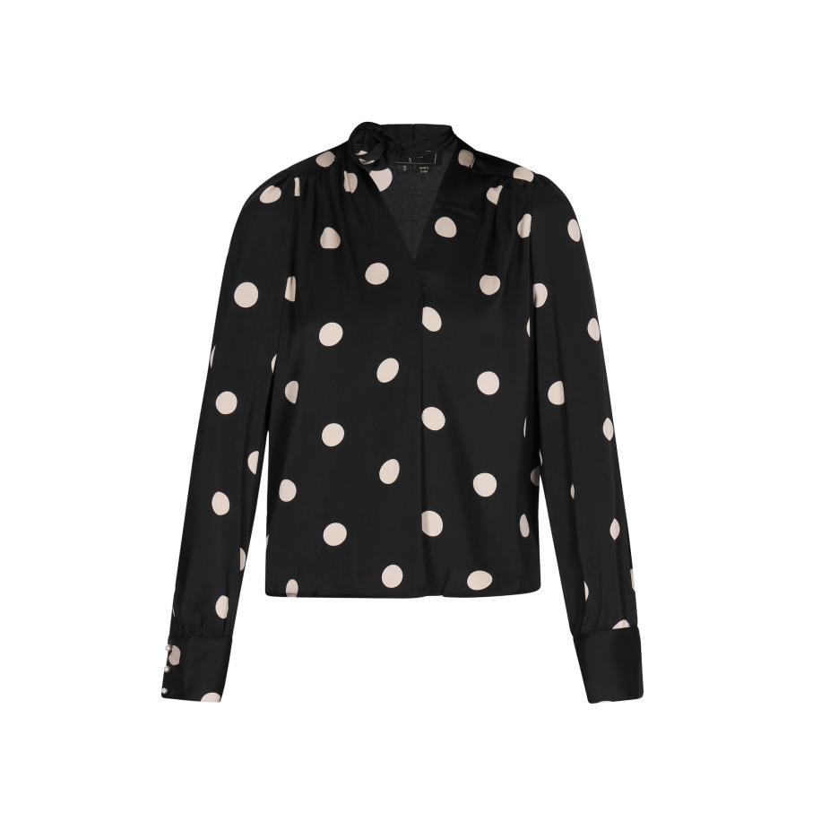 NAEMI NAEMI Blouse Fashion Look zwart / wit -