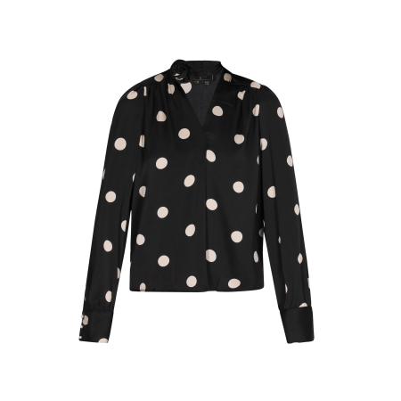 NAEMI NAEMI Blouse Fashion Look zwart / wit