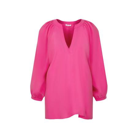 Seidensticker SEIDENSTICKER Blouse Schwarze Rose fuchsia