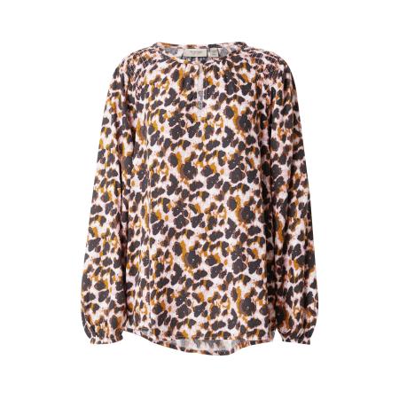 Fransa Fransa Blouse JIO lichtbeige / navy / mosterd