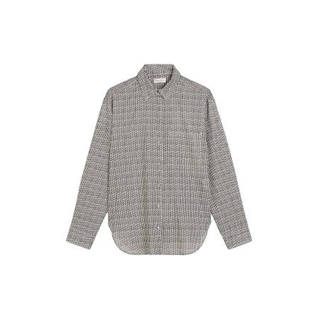 Marc O'Polo Marc OPolo Blouse grijs / zwart