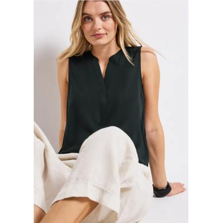 Street One Blousetop in effen kleur