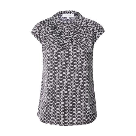 Comma COMMA Blouse zwart / wit