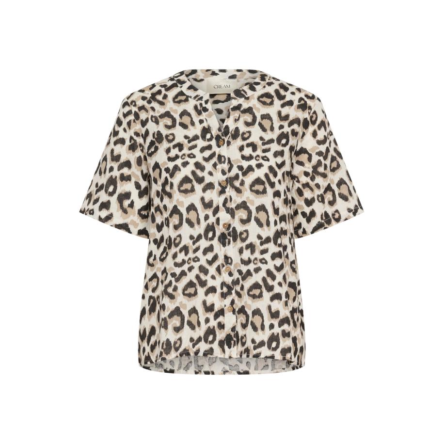 Cream Cream Blouse CRBellis lichtbeige / cappuccino / donkerbruin -