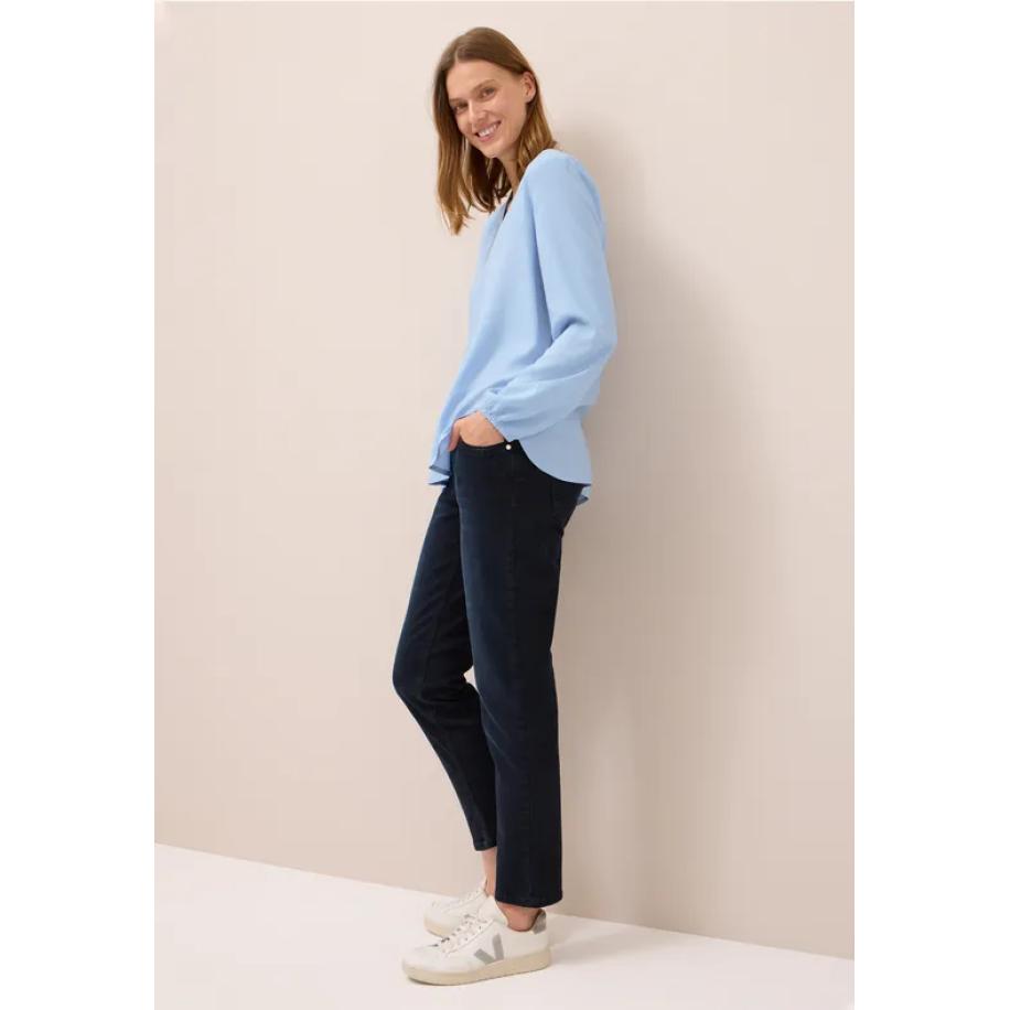 CECIL Tuniek in effen kleur Blauw