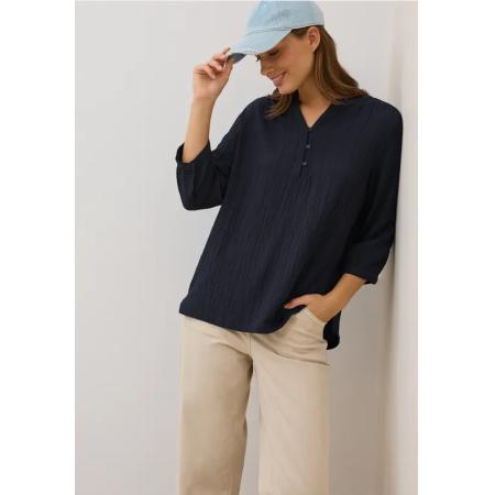 CECIL Gestructureerde blouse in effen kleur