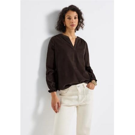 Street One Corduroy blouse met ruches