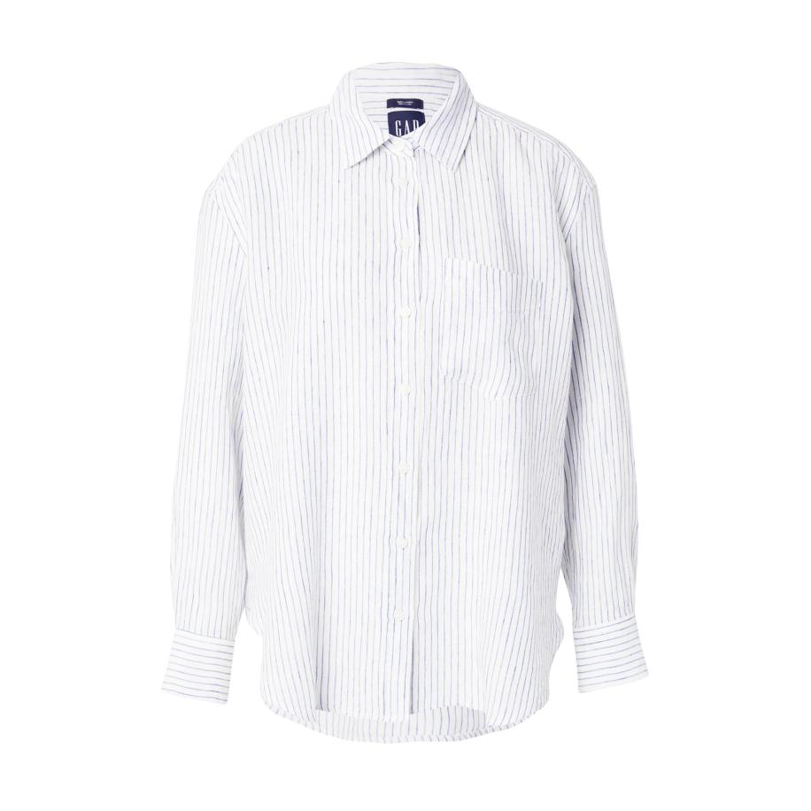 GAP GAP Blouse blauw / wit -