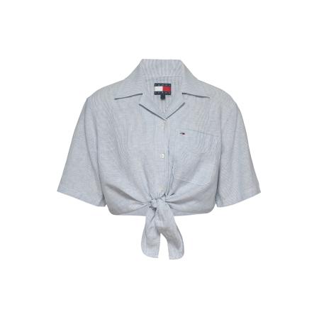 Tommy Jeans Tommy Jeans Blouse grey denim / wit