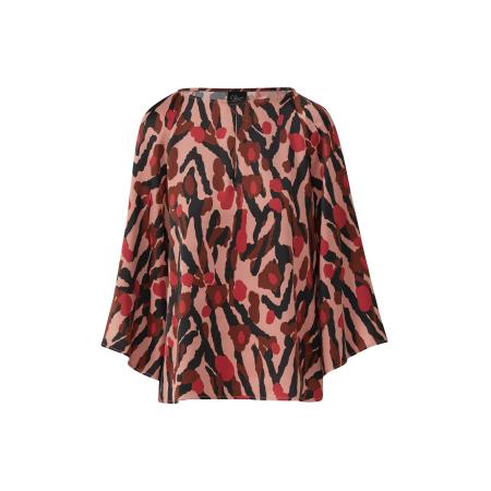 s.Oliver BLACK LABEL Blouse rosa / rood / roestrood / zwart