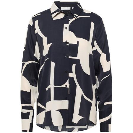 Eterna ETERNA Blouse lichtbeige / zwart