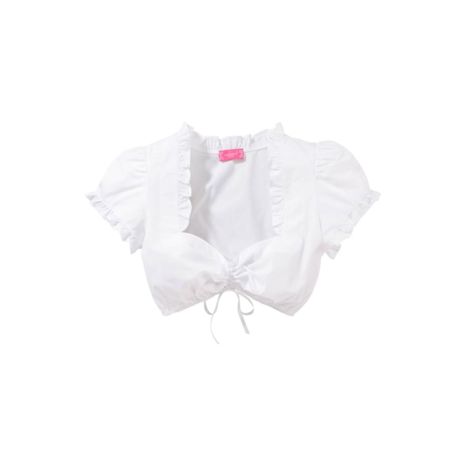 Krüger Madl Krüger Madl Klederdracht blouse wit -