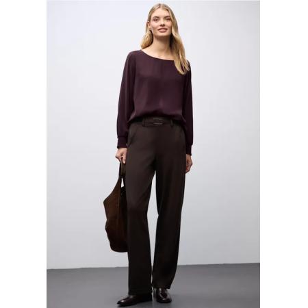 Street One Blouse met gesmokte manchetten