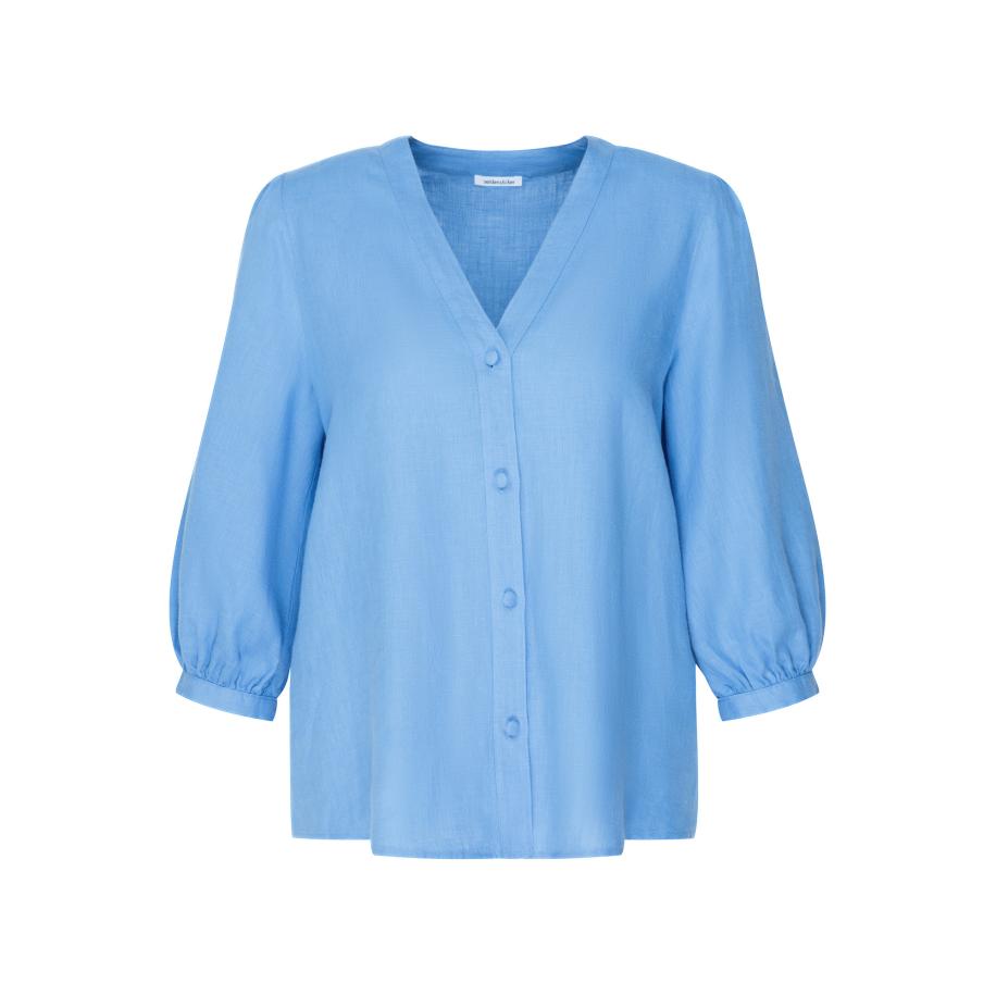 SEIDENSTICKER Blouse lichtblauw Blauw