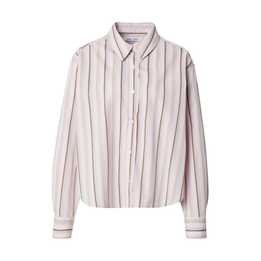 Samsøe & Samsøe Samsøe Samsøe Blouse kaki / olijfgroen / lichtlila -