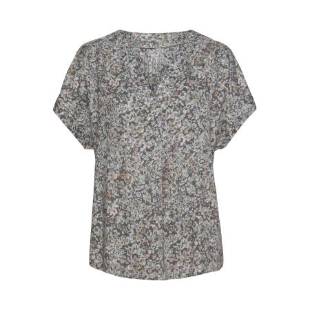 VIVANCE VIVANCE Blouse beige / lichtblauw / grijs / donkergrijs / wit