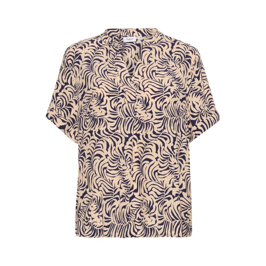 Saint Tropez SAINT TROPEZ Blouse beige / saffier -