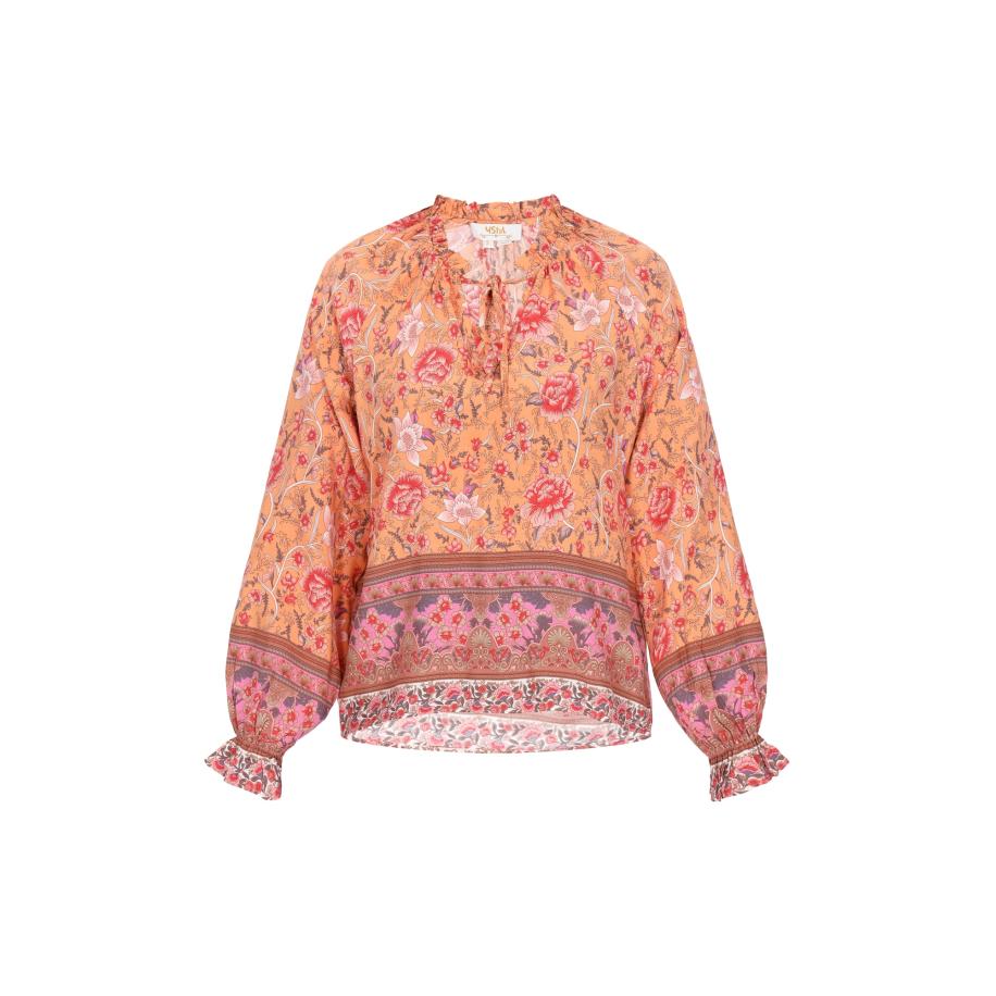 Gaya Gaya Blouse Fashion Look oranje / koraal / rosa / donkerrood -