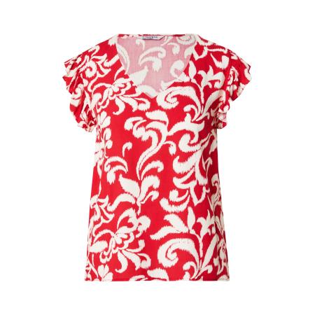 ZABAIONE ZABAIONE Blouse Ma44yleen rood / wit