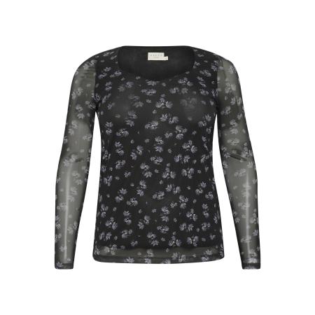 KAFFE CURVE Blouse KC Autumna grijs / groen