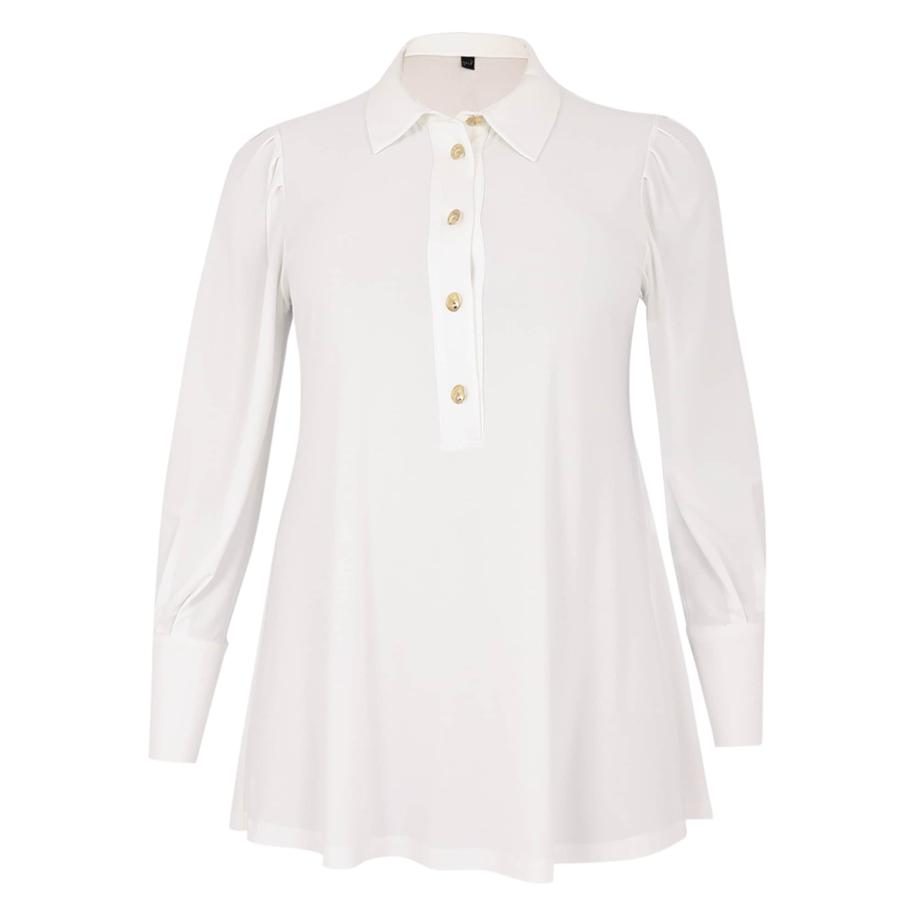 Yoek YOEK Blouse wit -