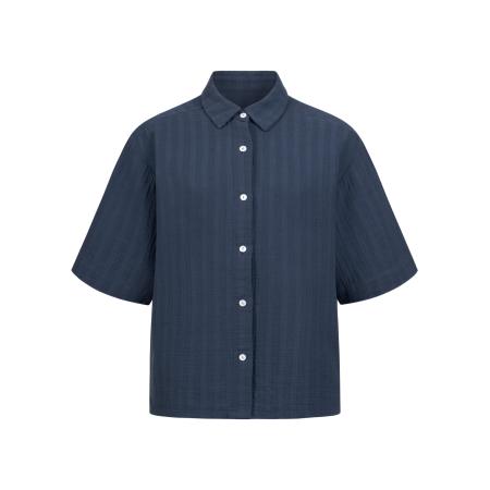 Erlich Textil Erlich Textil Overhemd donkerblauw