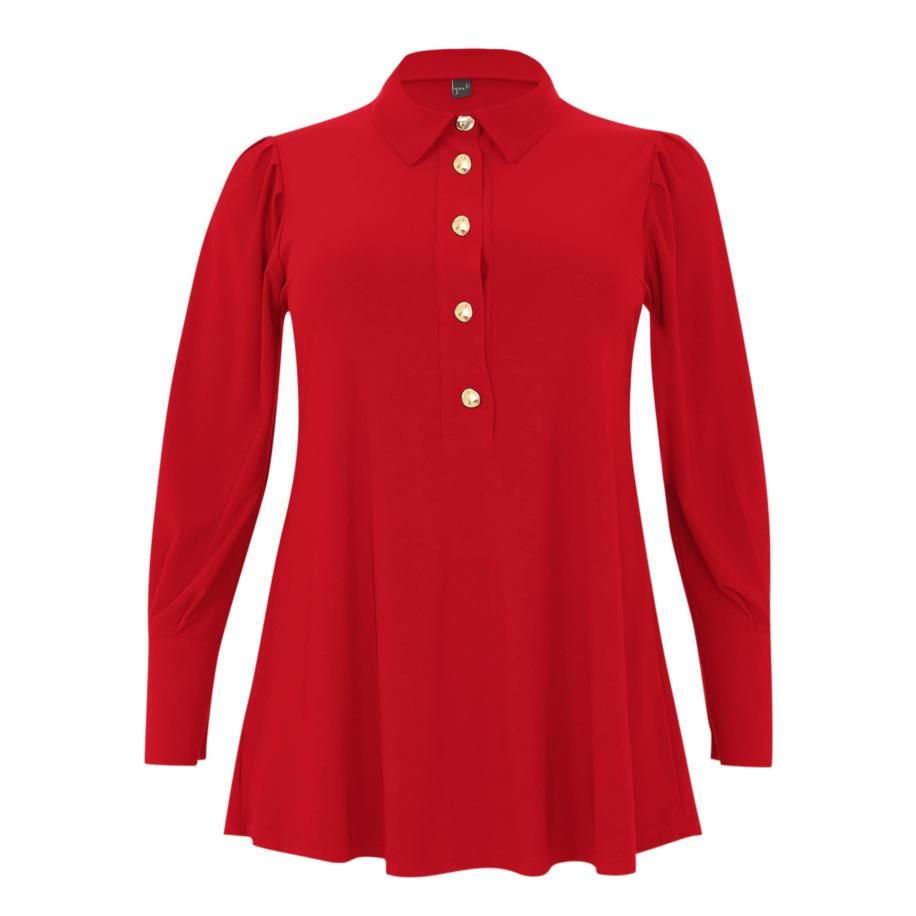 Yoek YOEK Blouse goud / rood -