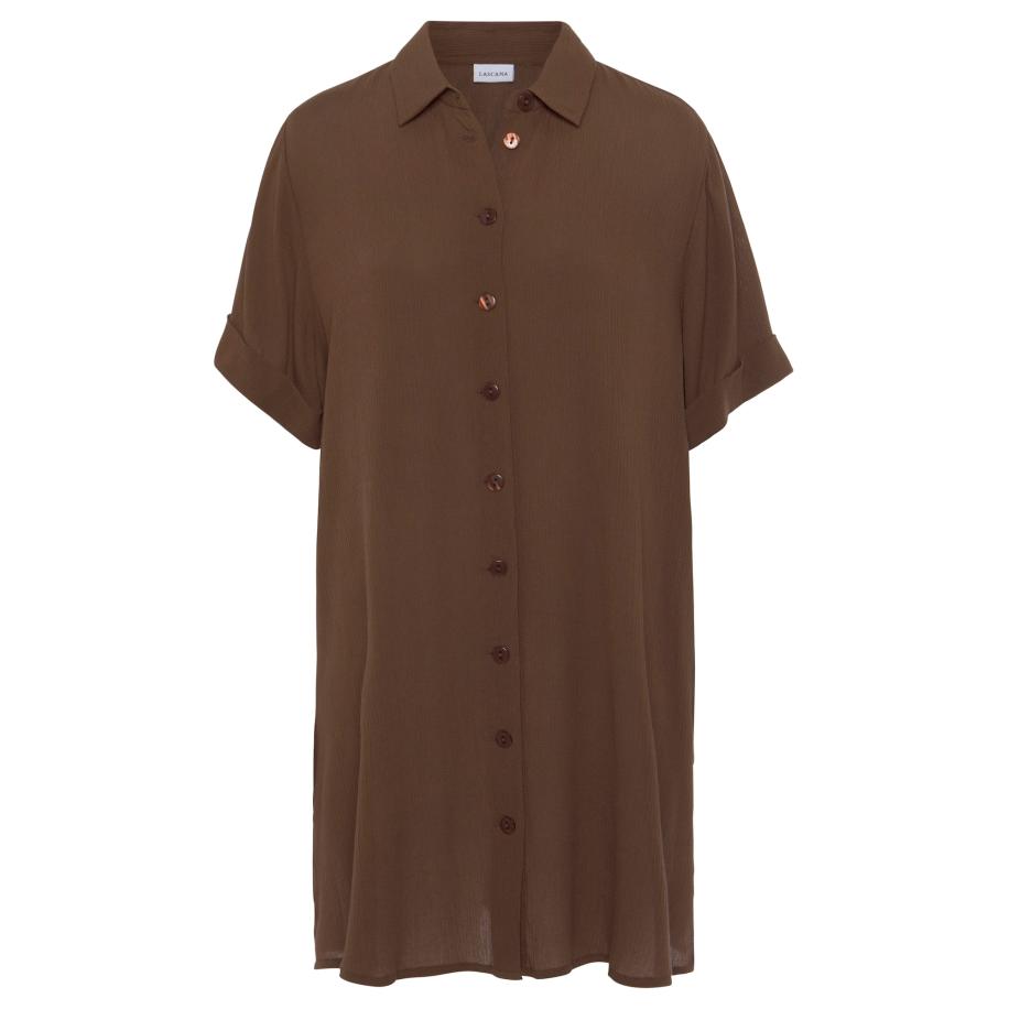 Lascana LASCANA Blouse donkerbruin -