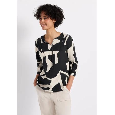 Street One Bedrukte blouse met tape details
