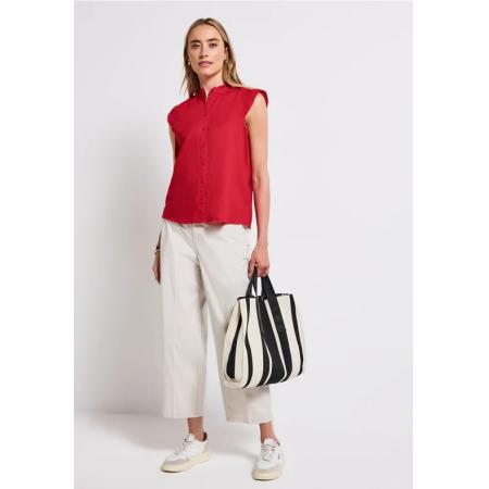 Street One Linnen blouse met ruches