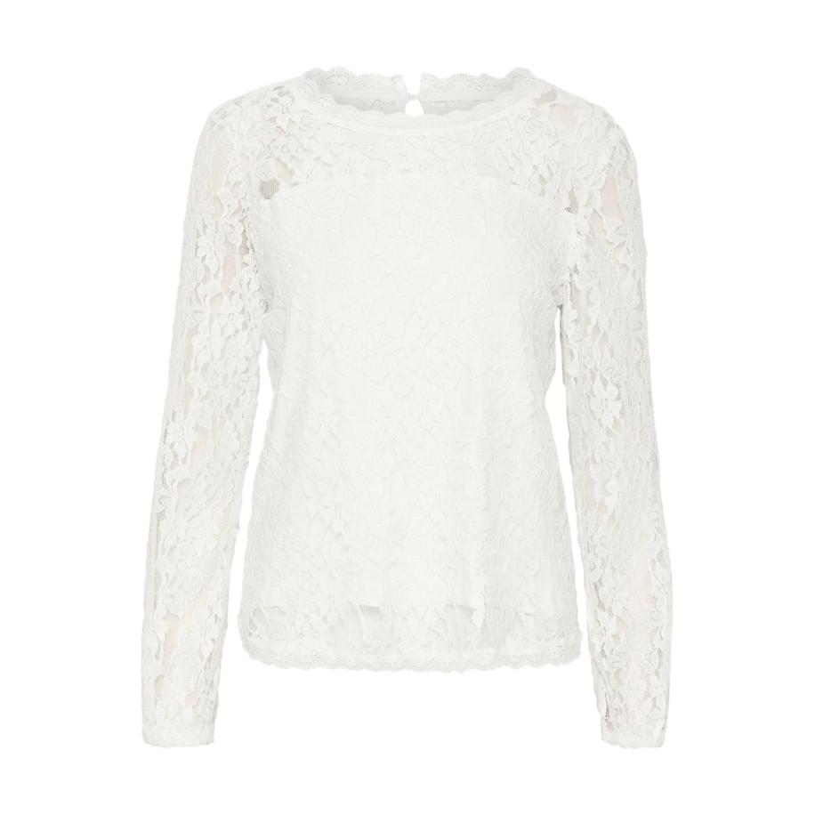 Cream Cream Blouse Kit wit -