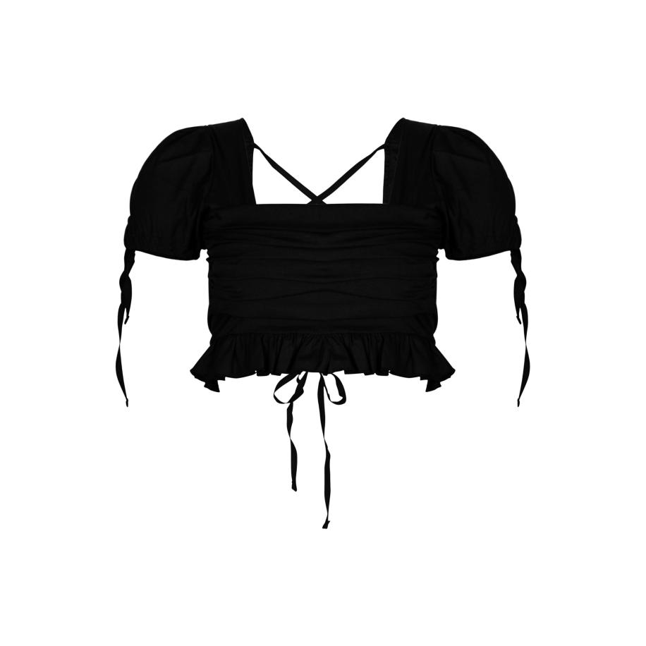 OW Collection Blouse BLANCE zwart Zwart