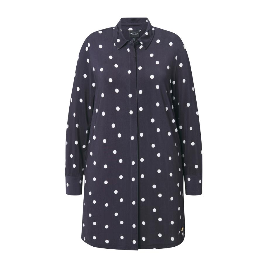 Ulla Popken Ulla Popken Tuniek zwart / wit -