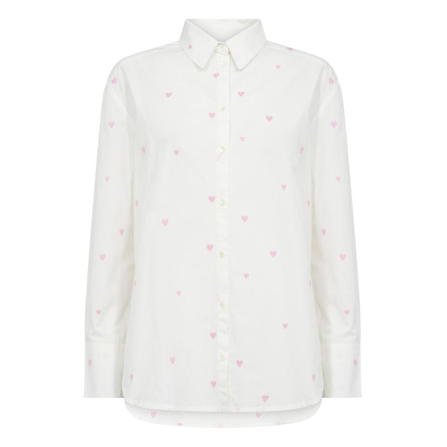 Saint Tropez SAINT TROPEZ Blouse Dianne rosa / wit -