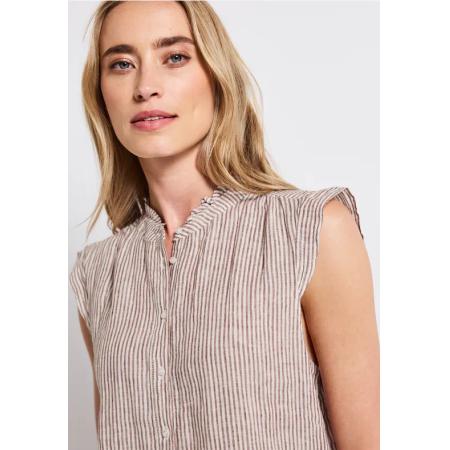 Street One Mouwloze linnen blouse