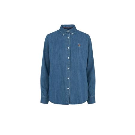 U.S. Polo Assn. U.S. POLO ASSN. Blouse Bene blauw denim